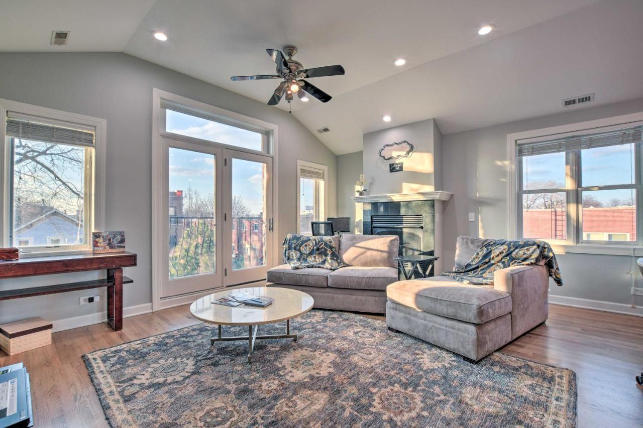 Chicago Condo With Balcony Walk To Cta Stations! Zewnętrze zdjęcie